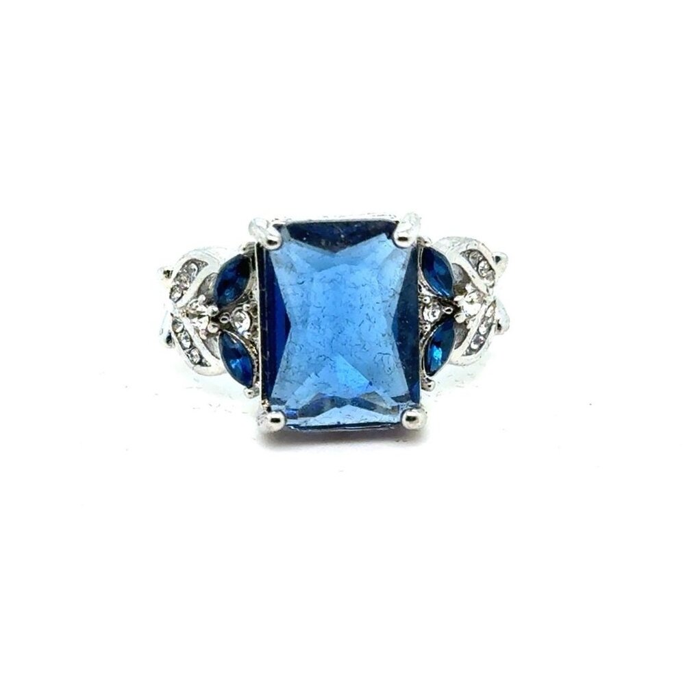 Silver Blue Ring